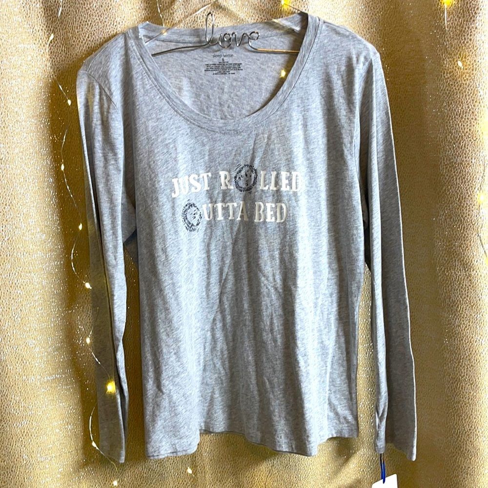 NWT Sleep Sense Long Sleeve Night/Lounge Shirt